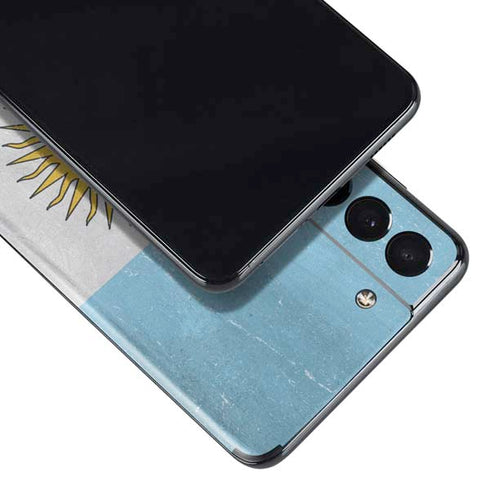 Argentina Flag Distressed Galaxy S21 Plus 5G Skin